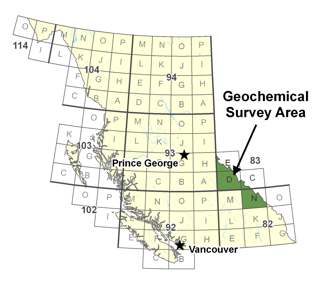 Geochemical Survey Area