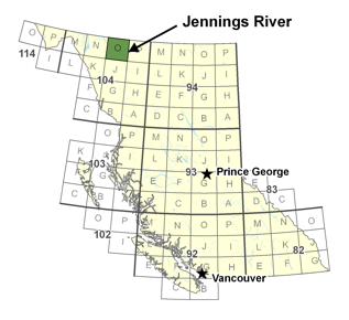 Jennings River Aeromagnetic Survey Area