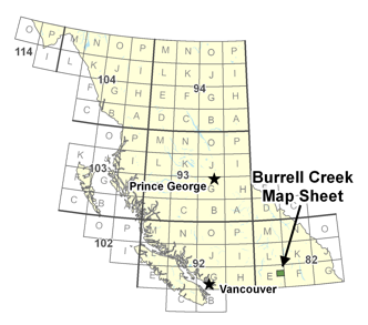 Burrell Creek Map Sheet